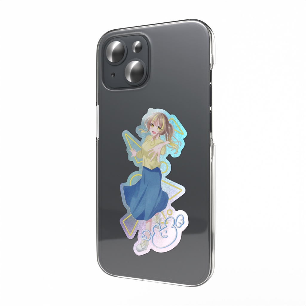 4周年記念 - オーロラスマホステッカー