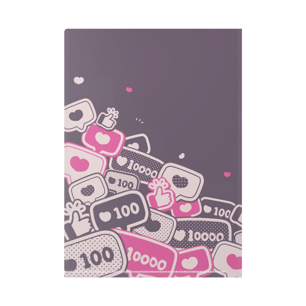 【初瀬りる】かわいいクリアファイル【一周年】