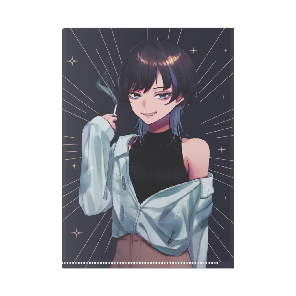 【初瀬りる】神っぽいクリアファイル【一周年】