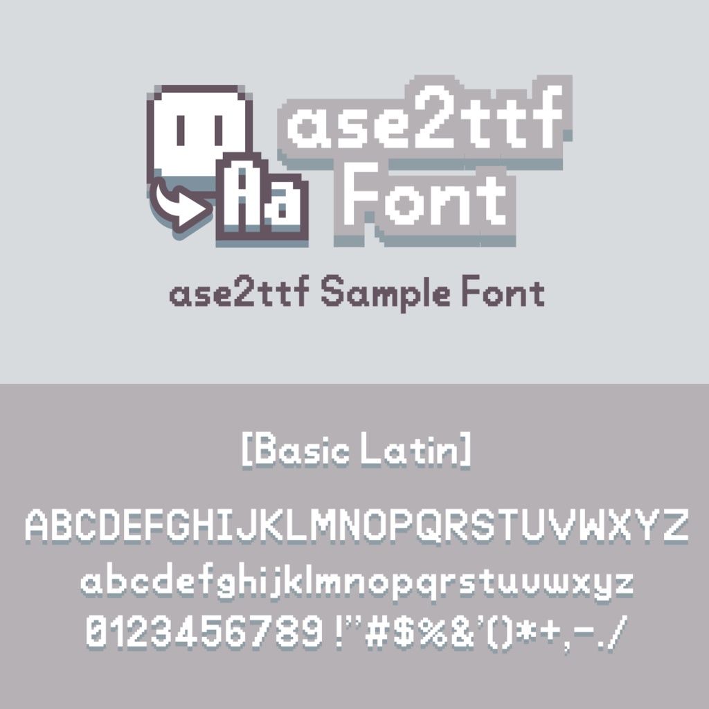 ase2ttf Font