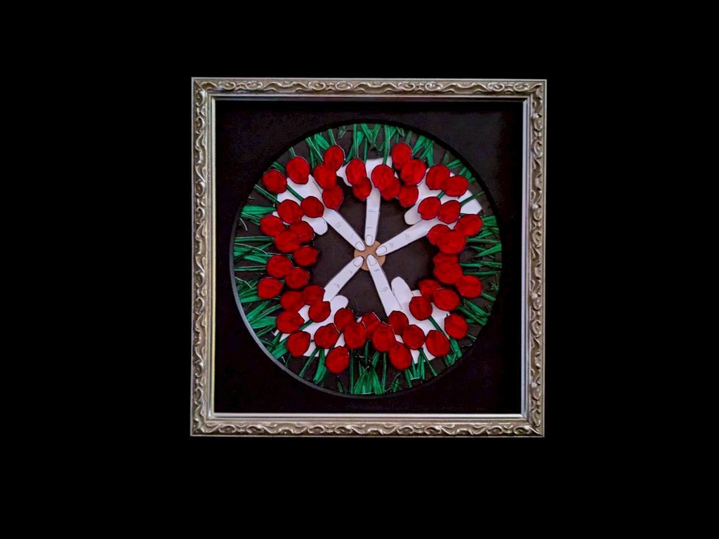 額装「おいでください」