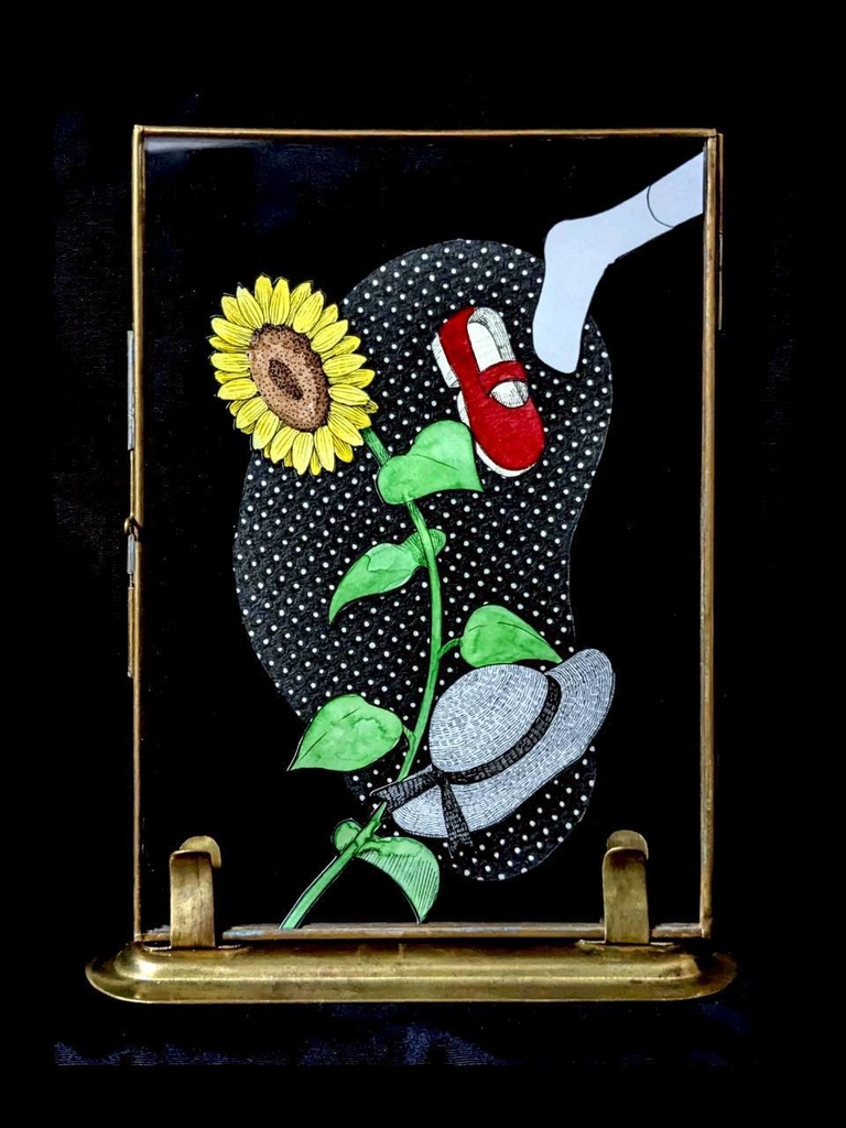 額装「忘れ物の標本」