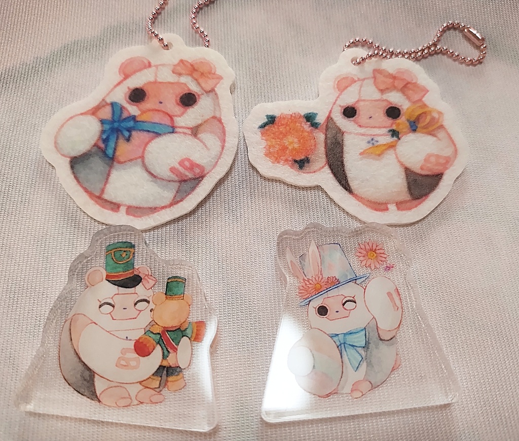 ジャクリーン フェルトキーホルダー/ミニアクリルスタンド