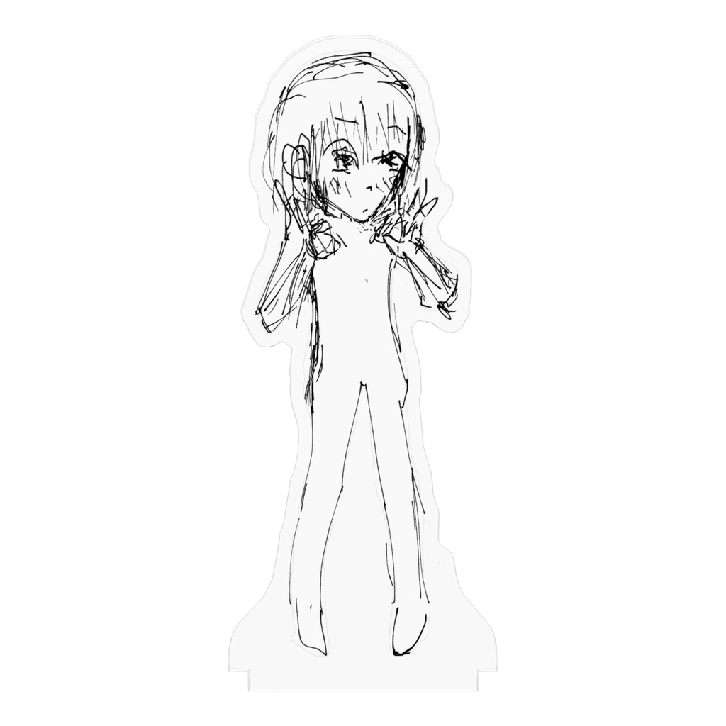 ラフスケッチアクリルフィギュア
