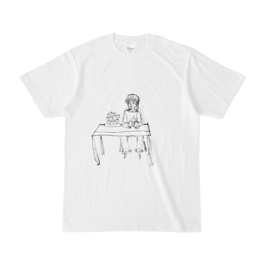 歪んだ机tシャツ