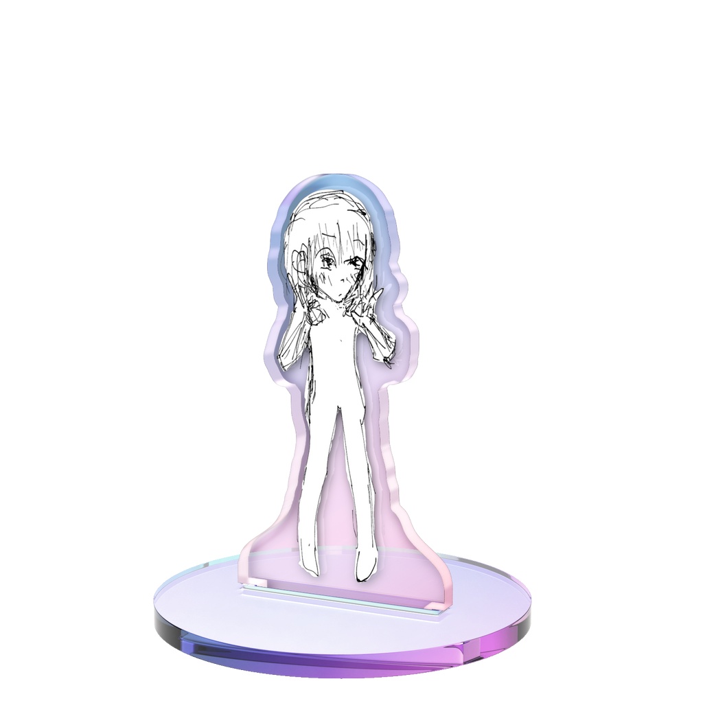 ラフスケッチオーロラアクスタ