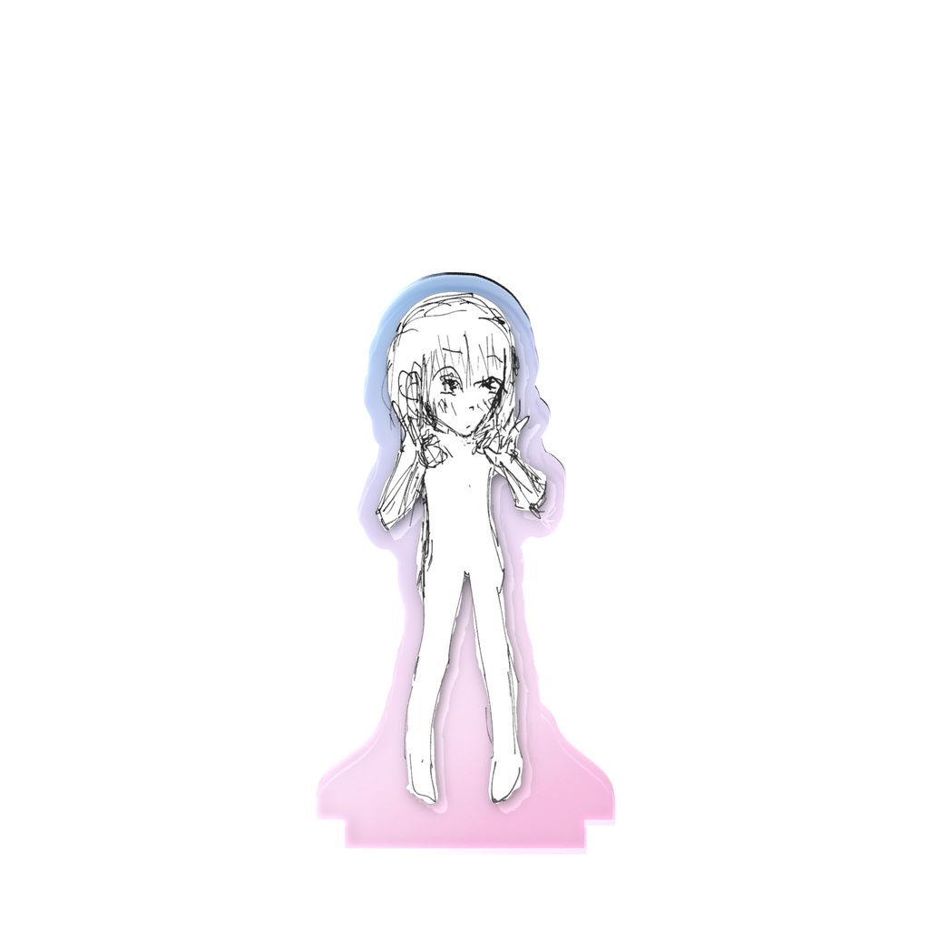 ラフスケッチオーロラアクスタ