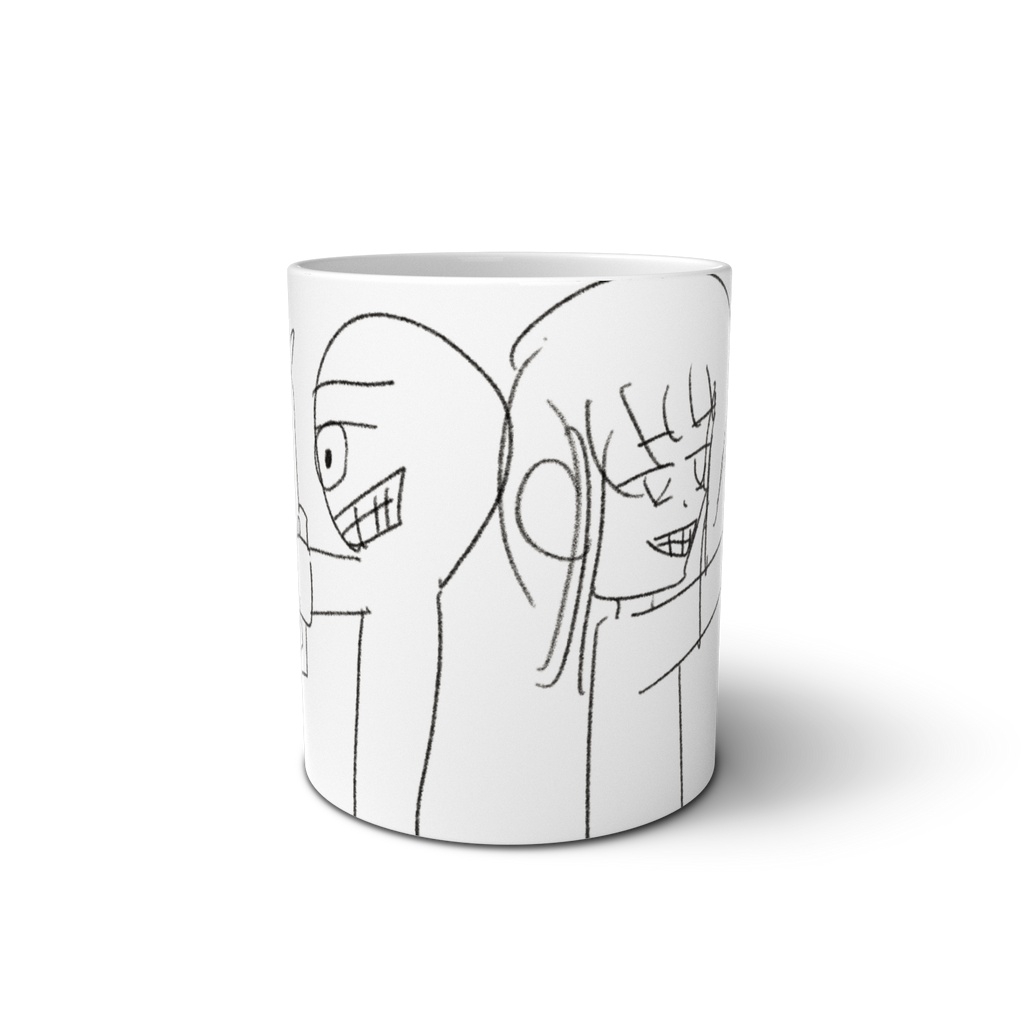 ひとりで2人と乾杯できるマグ
