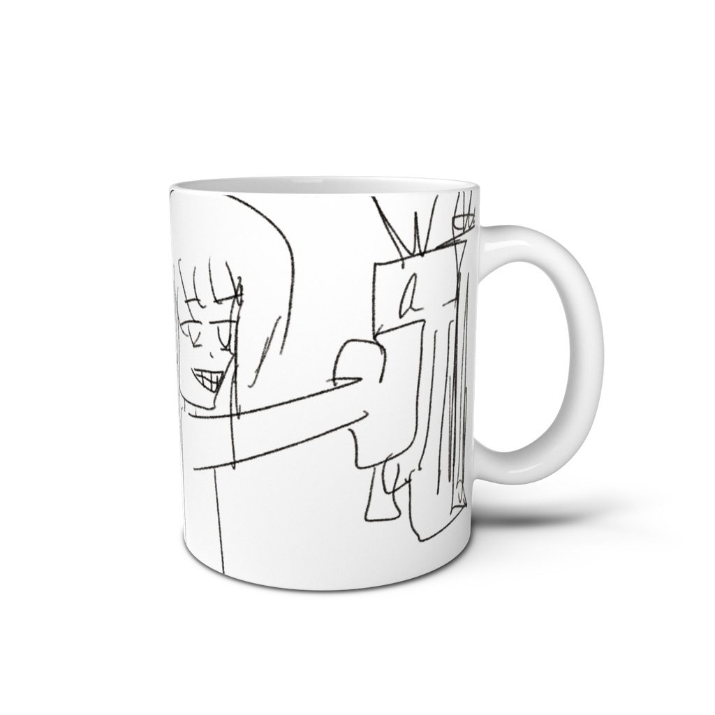 ひとりで2人と乾杯できるマグ