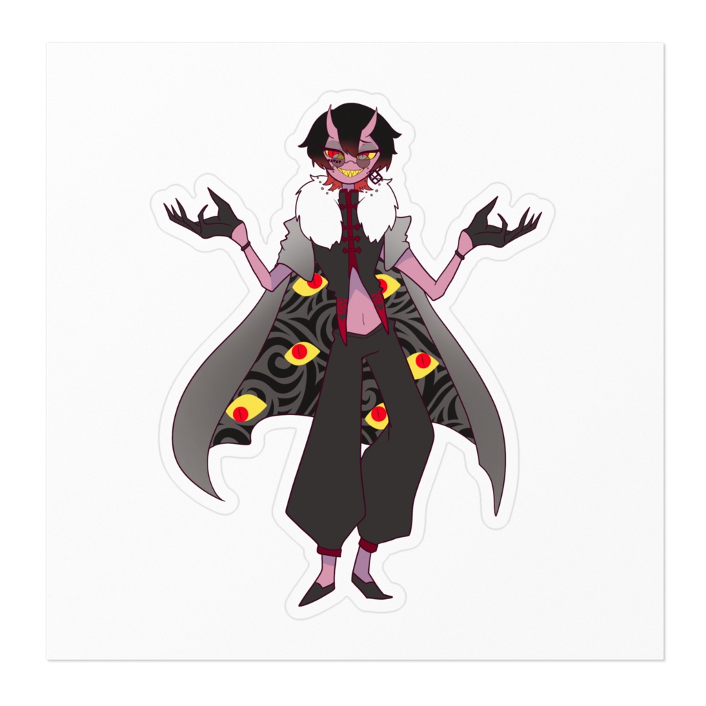nico oji ステッカー 地獄の姿Ver.