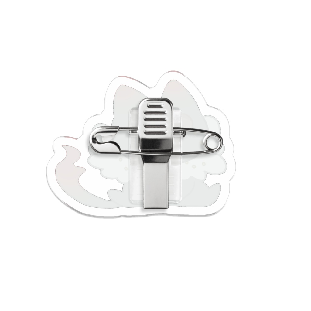 nico oji アクリルバッジ にこねこVer.