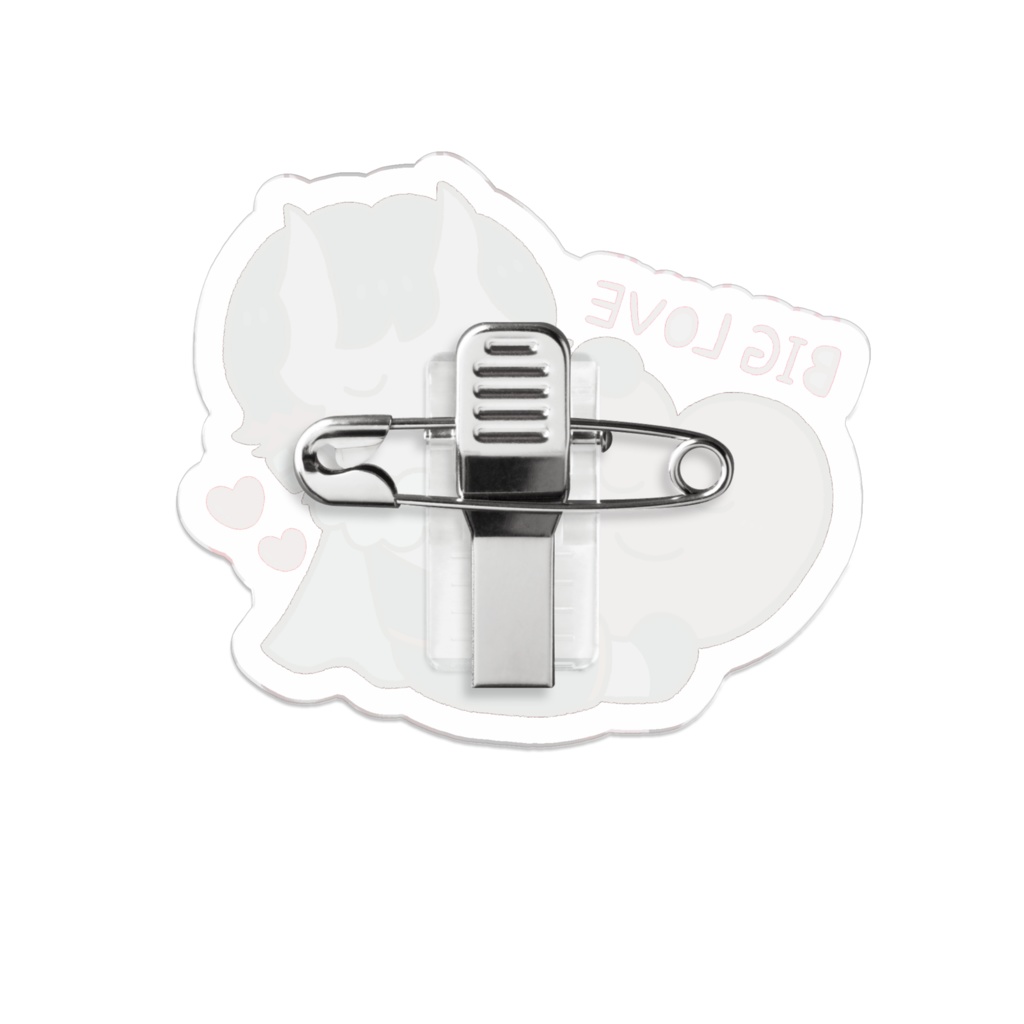 nico oji アクリルバッジ BIG LOVE Ver.