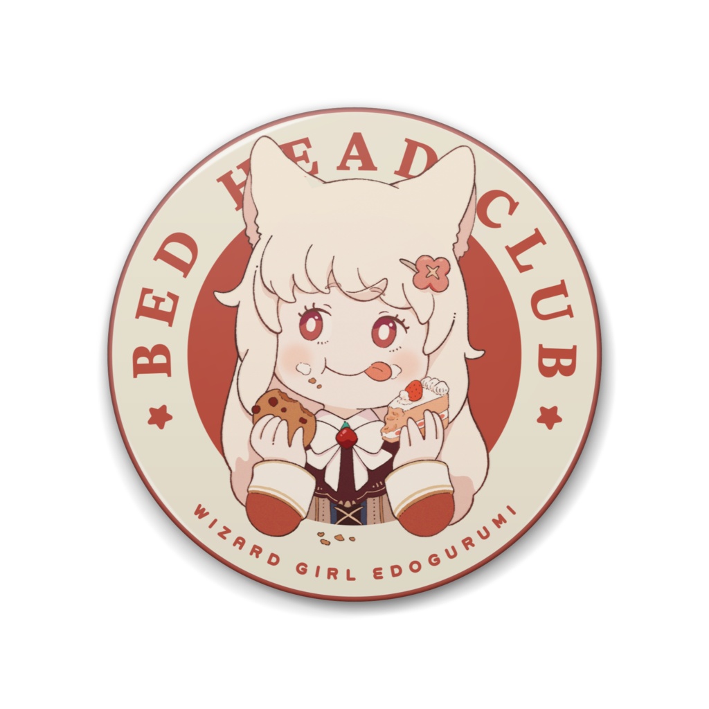 でっかい缶バッジ📚えどぐるみ