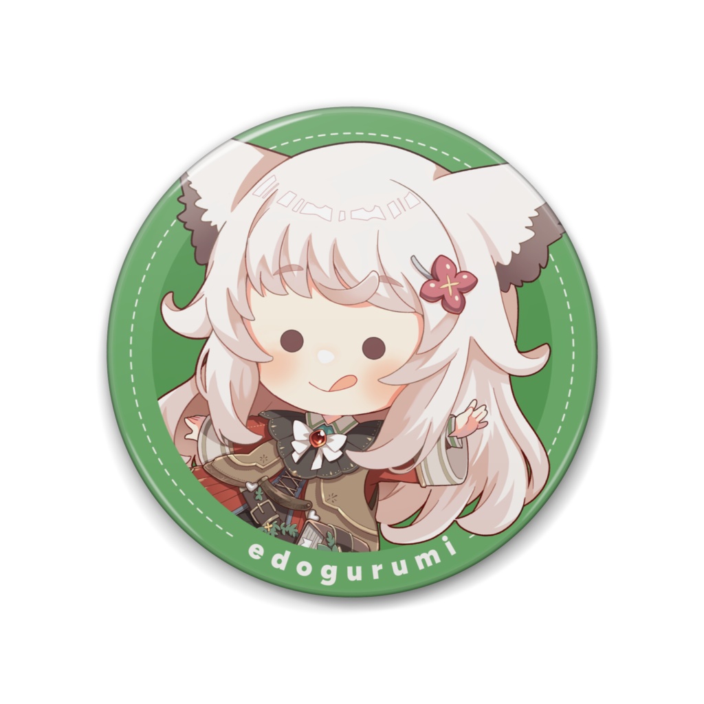 でっかい缶バッジ📚えどぐるみ