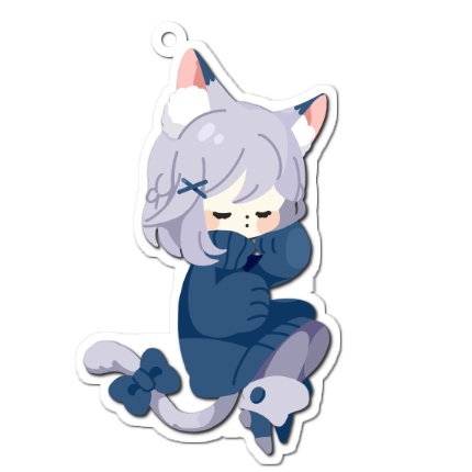 アクリルキーホルダーおやすみver2