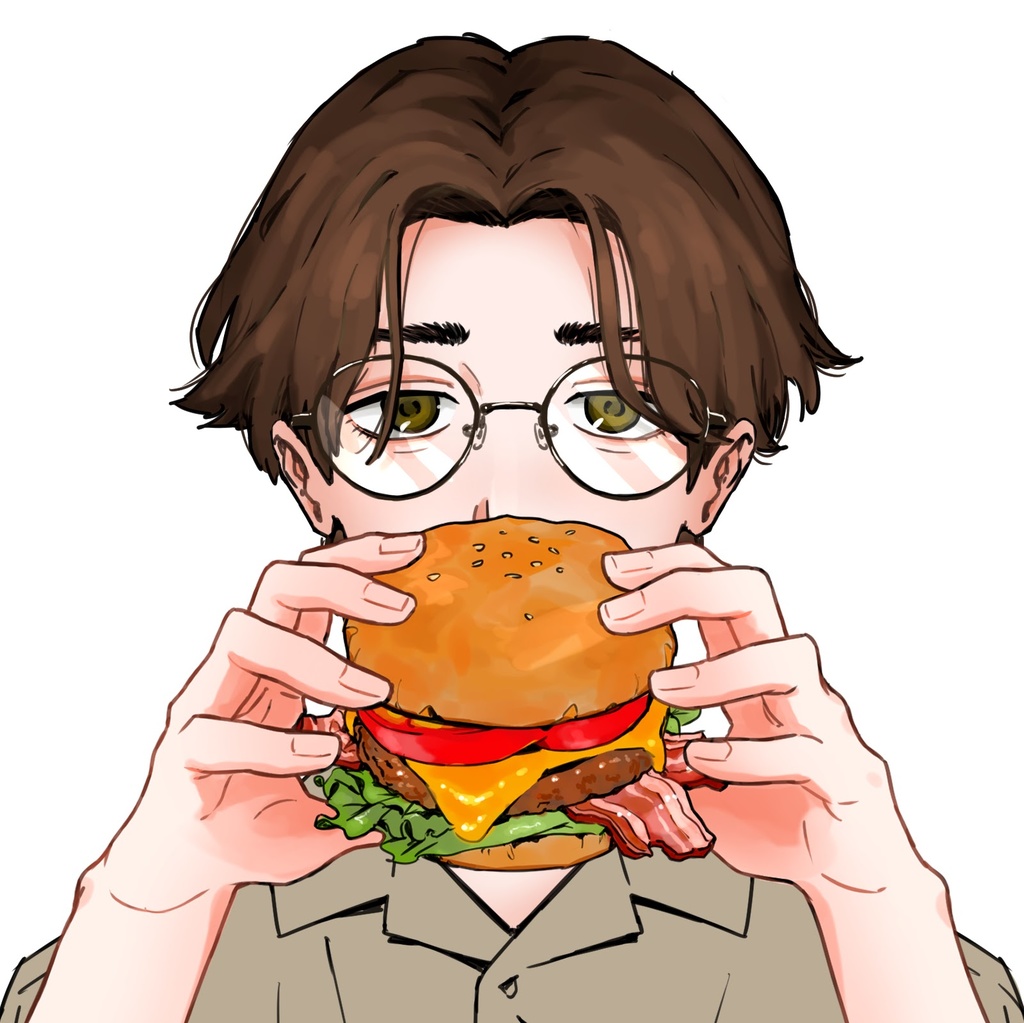 【無料版あり】ハンバーガーを持つ手