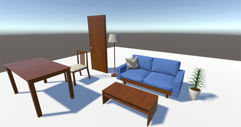 [Vket5] CC0 シンプルな家具セット