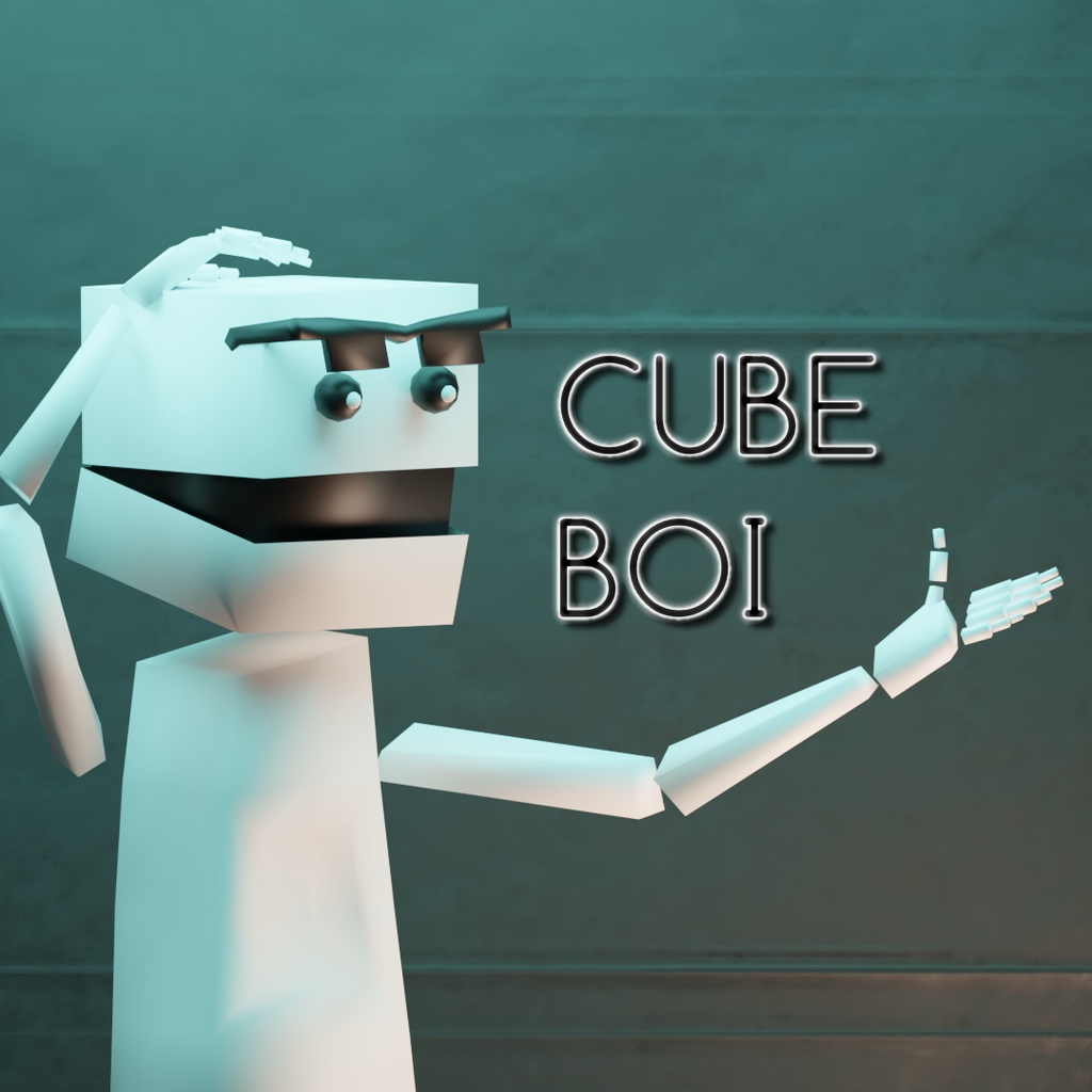 Cube Boi VRC Avatar PC/Quest | Ver 1.0 (FREE)