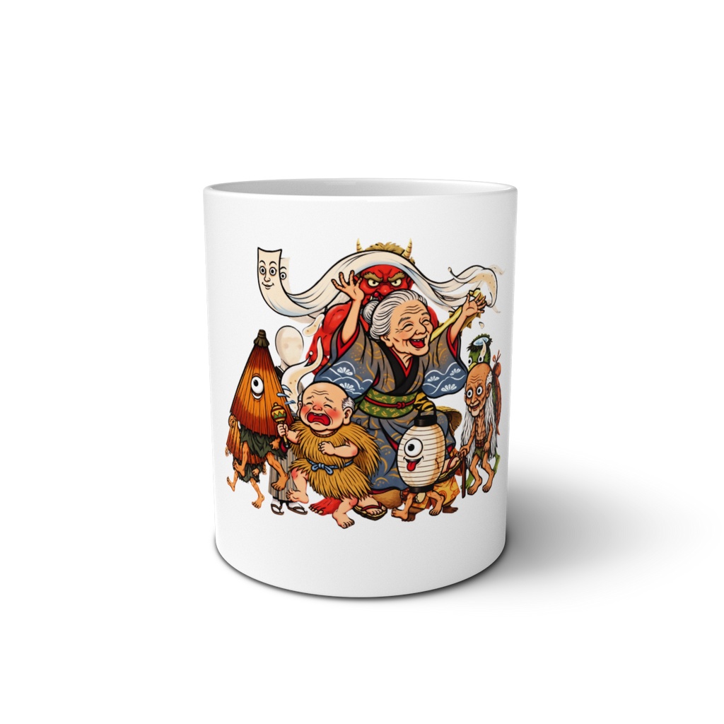 日本のかわいい妖怪たち マグカップ | Cute Japanese Yokai Mug