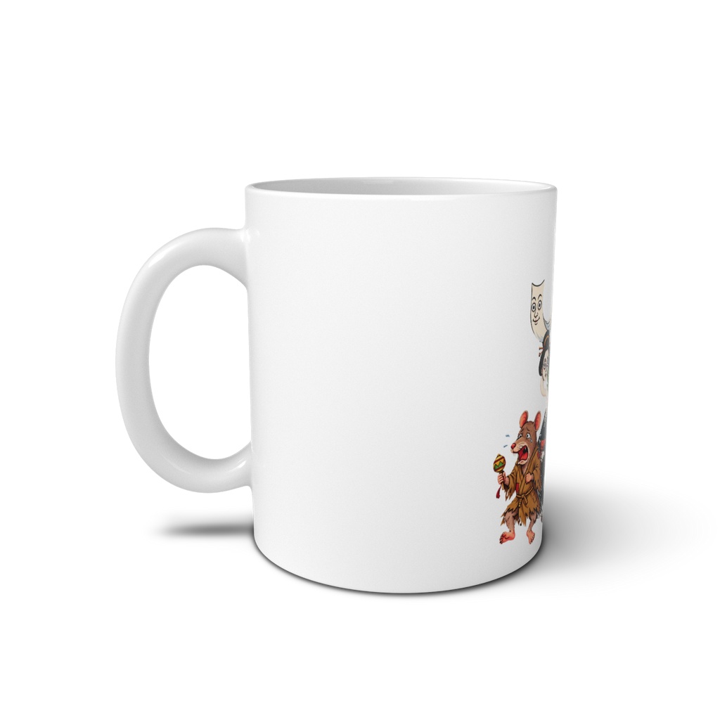 日本の妖怪 妖怪大集合マグカップ | Cute Japanese Yokai Mug Krasutenngu