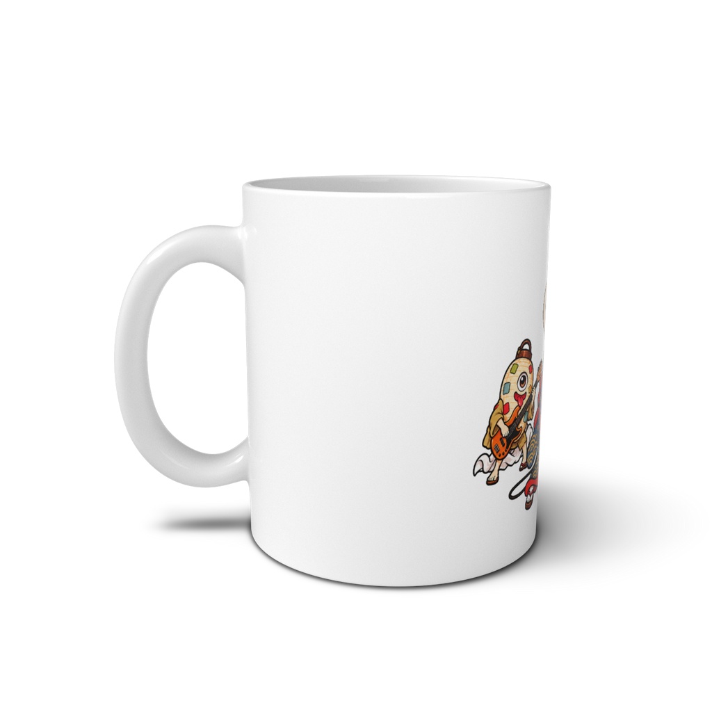 日本の妖怪 ロックバンドマグカップ | Japanese Yokai Rock Band Mug