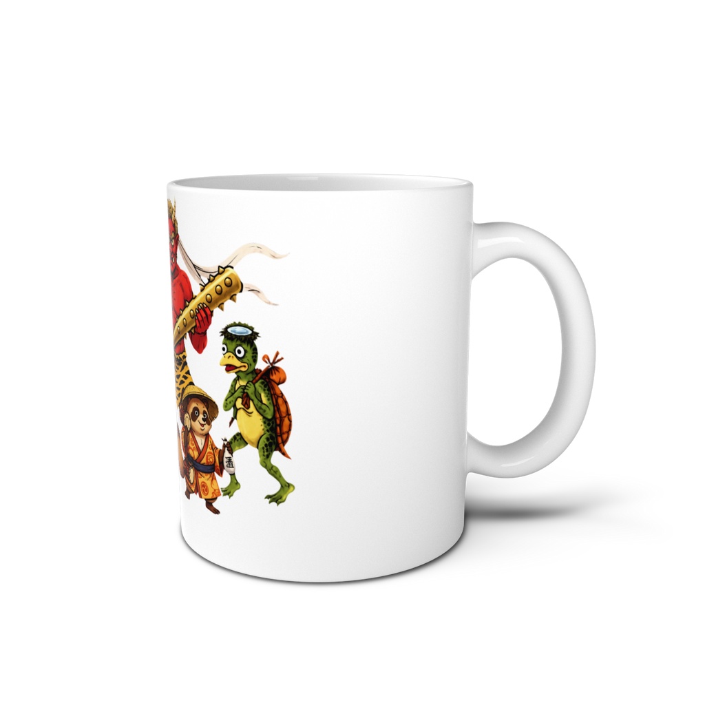 日本の妖怪 赤鬼マグカップ | Japanese Red Oni Mug