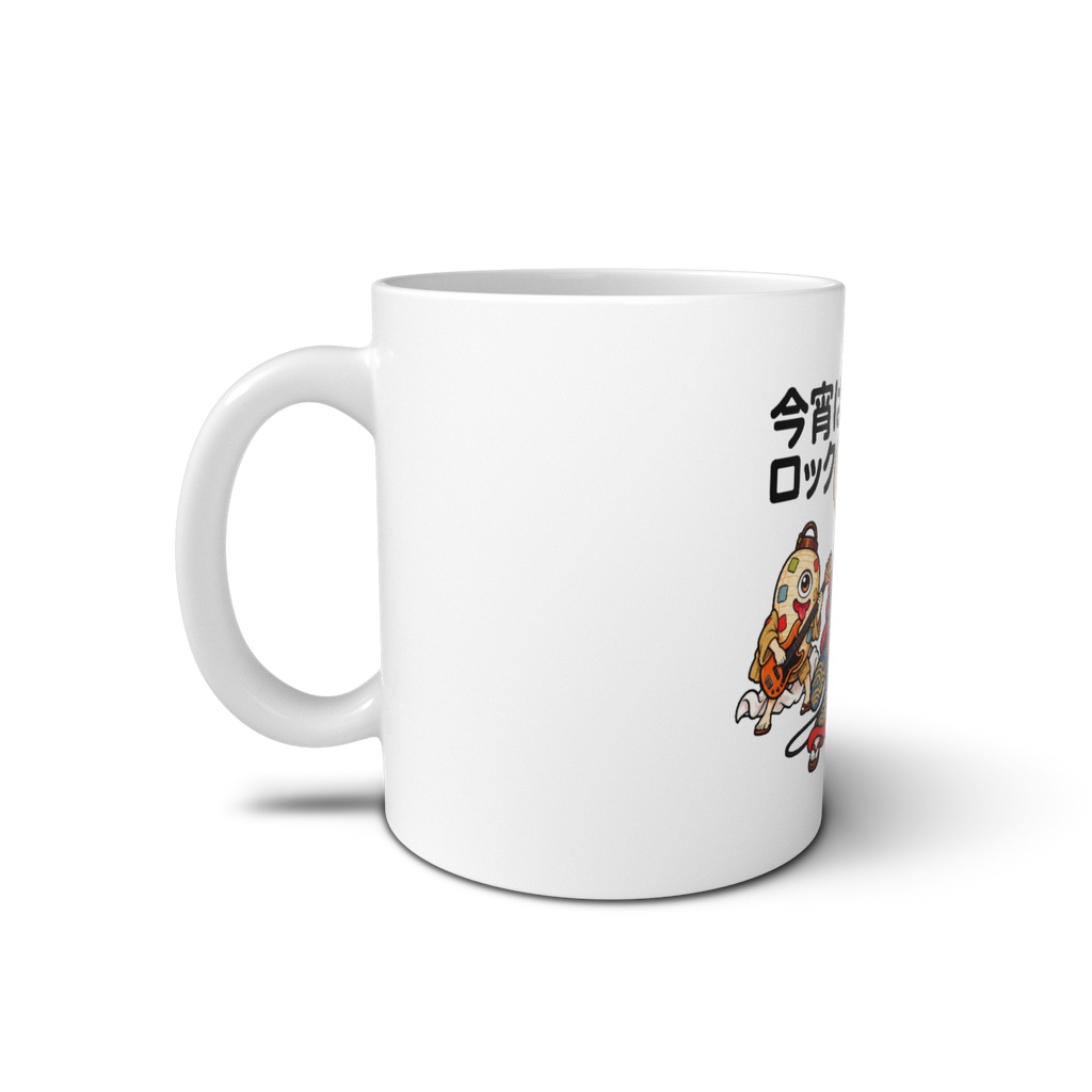 日本の妖怪 ロックバンドマグカップ | Japanese Yokai Rock Band Mug