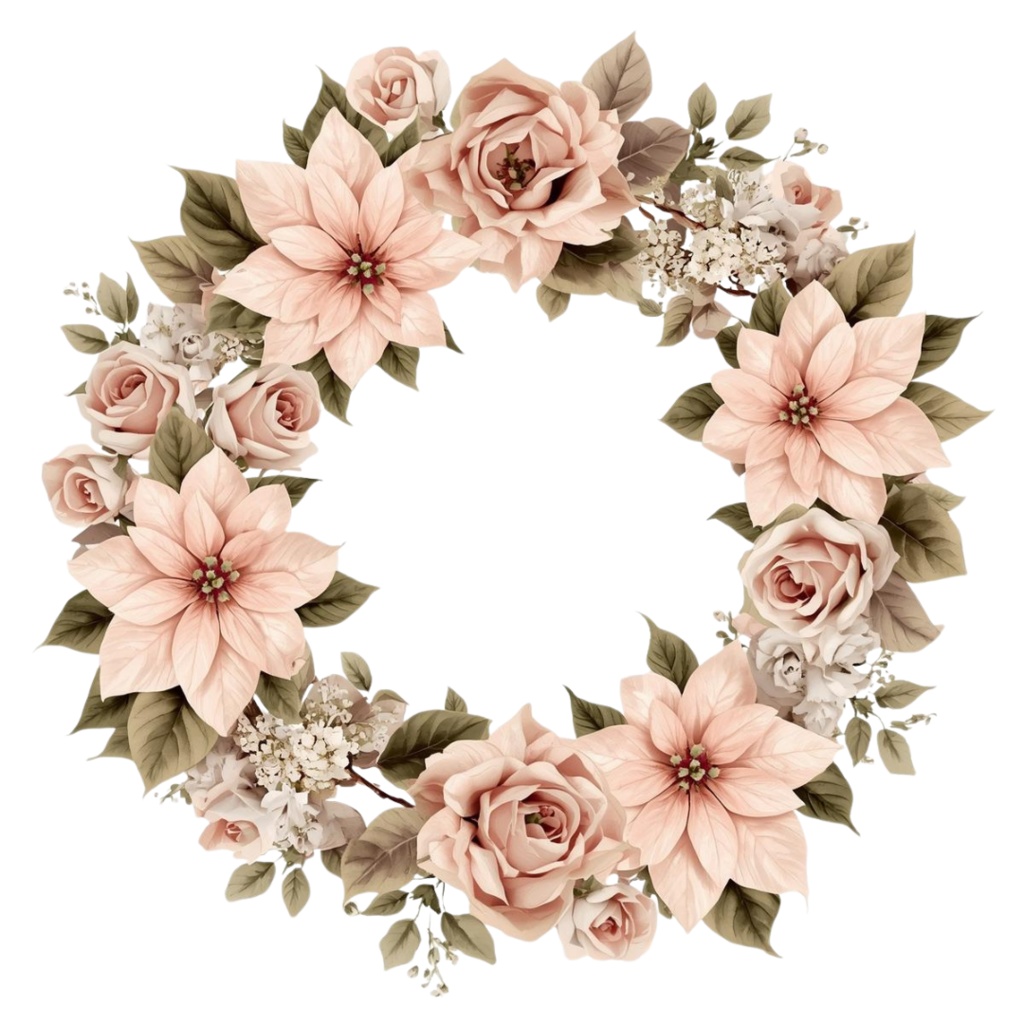 🎄海外クリスマスリースシリーズ(全10種類)|パステルカラーの可愛い