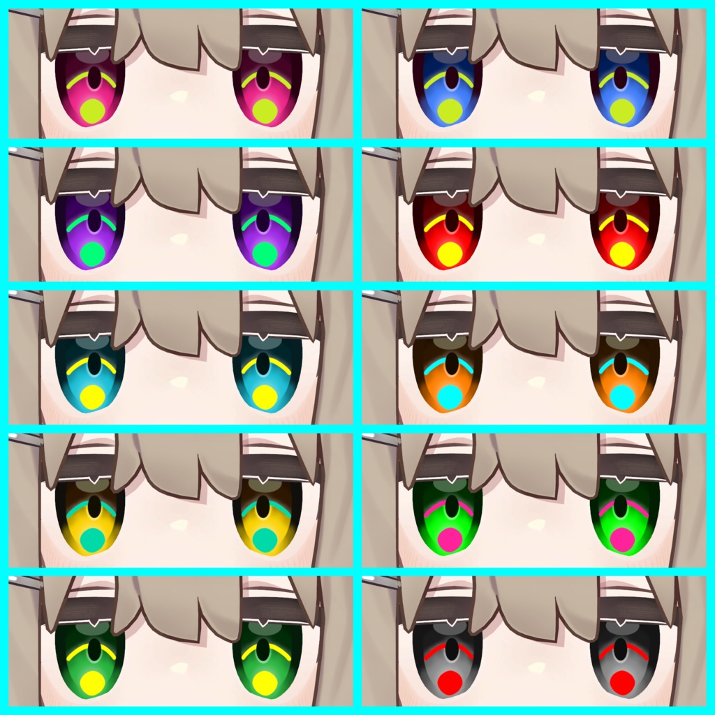 【Kipfel / Mamehinata】 VividGeni Eye Texture 10color