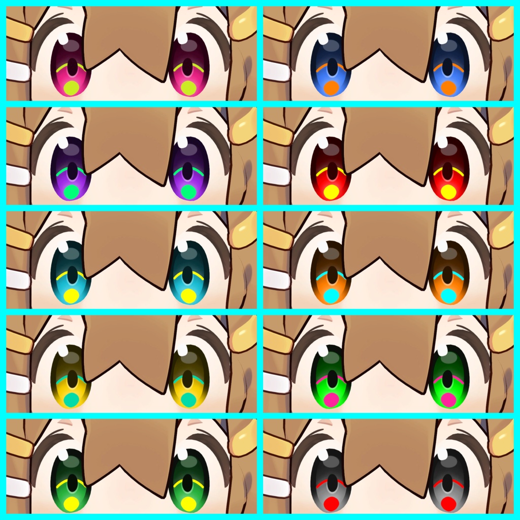 【Kipfel / Mamehinata】 VividGeni Eye Texture 10color