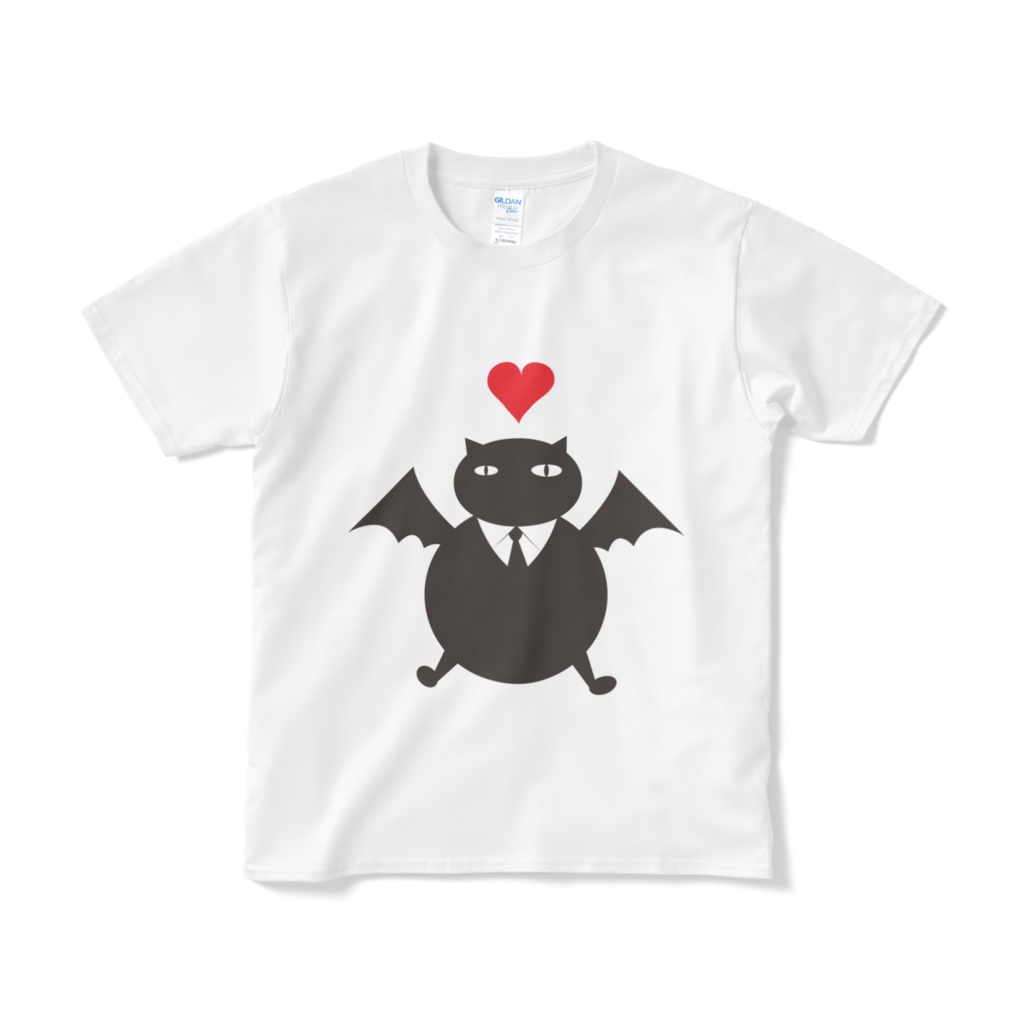 ねこうもり蝙蝠猫tシャツ Tricoloratelier Booth