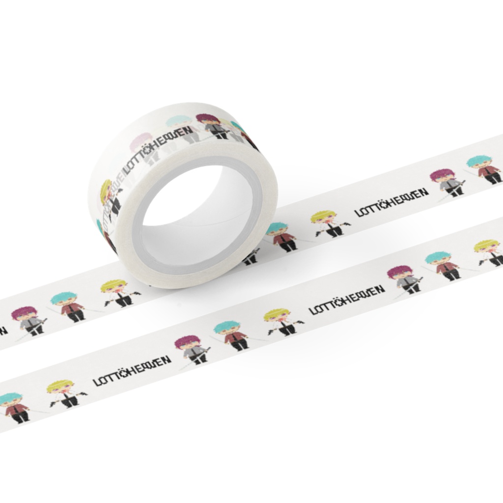 ドット絵 Lottoheaven マスキングテープ Tricoloratelier Booth