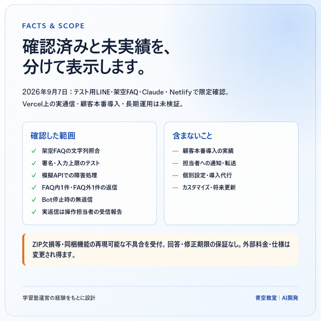 【Next.jsソースコード】LINE公式アカウント×Claude FAQ Bot|Vercel・Google Sheets対応