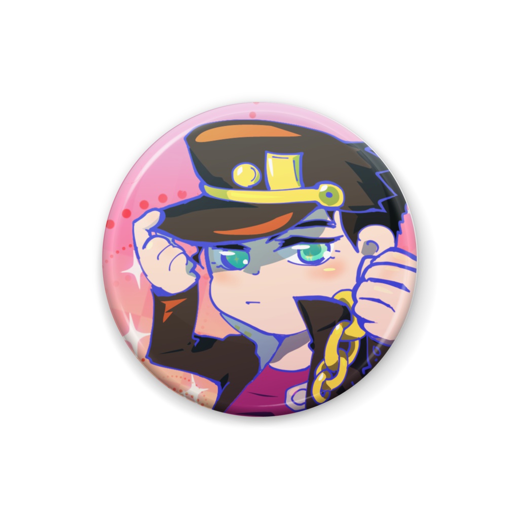 承太郎缶バッジ