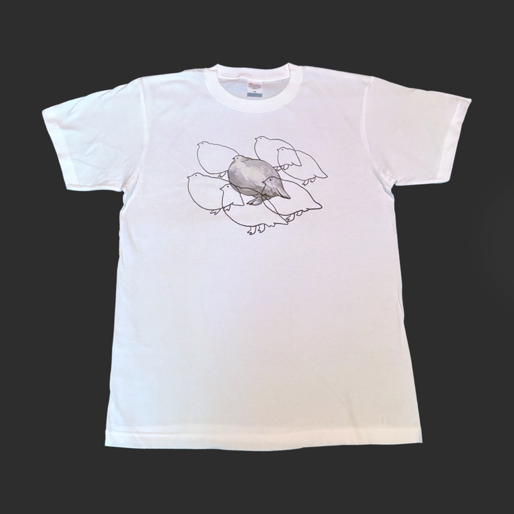 【再入荷】Tシャツ(M)　紅一点 ライチョウ