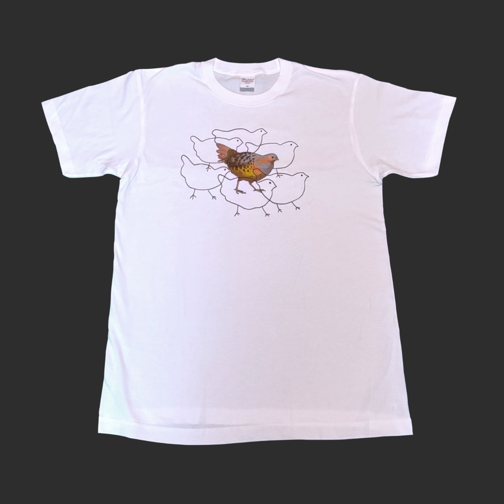 Tシャツ(M)　紅一点 コジュケイ