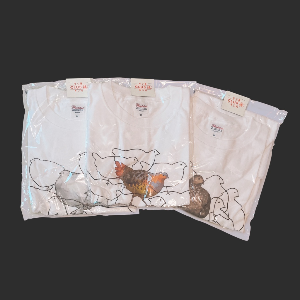 Tシャツ(M) 紅一点 ニワトリ