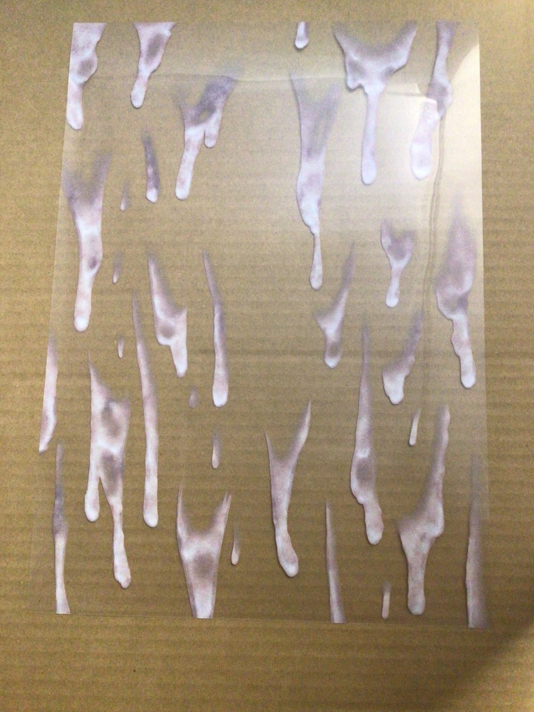 クリアポスター(リキッド柄)