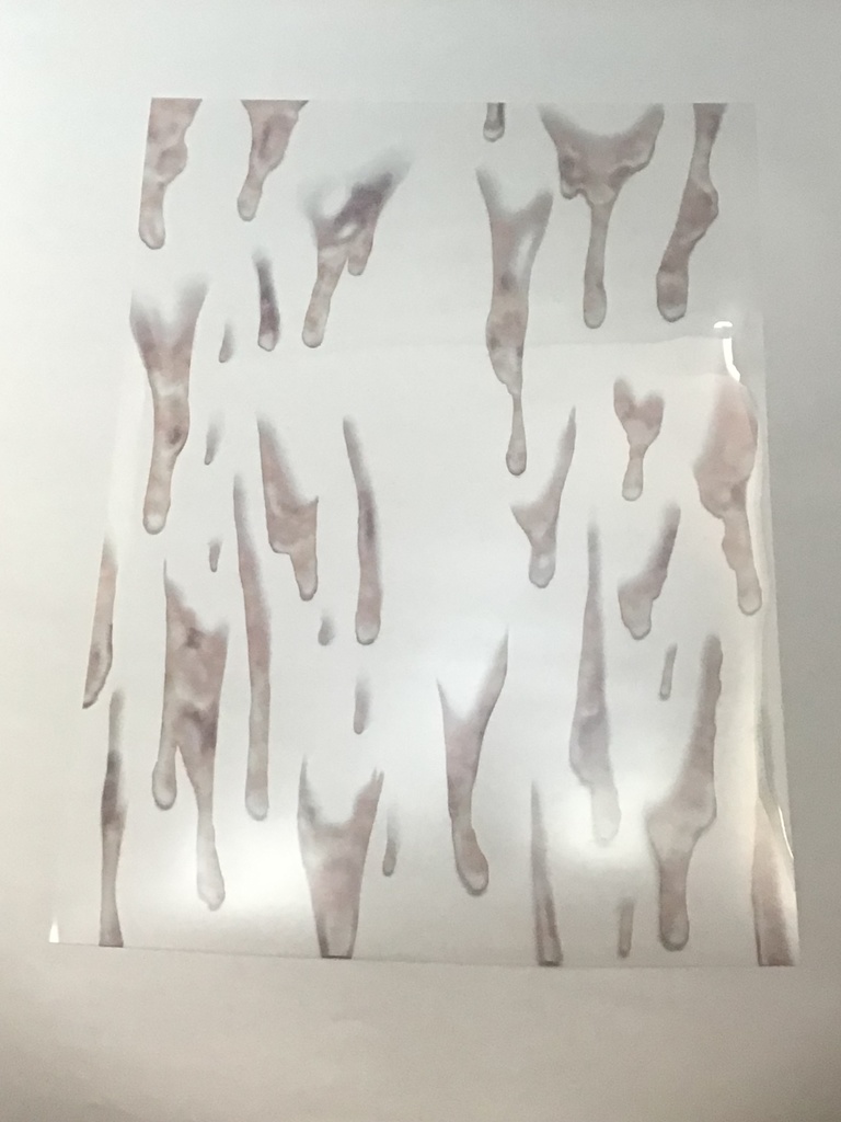 クリアポスター(リキッド柄)