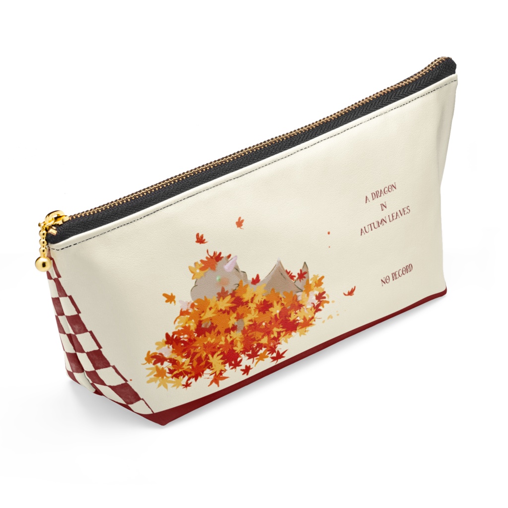 【No Record】紅葉ポーチ(2種) 2020秋