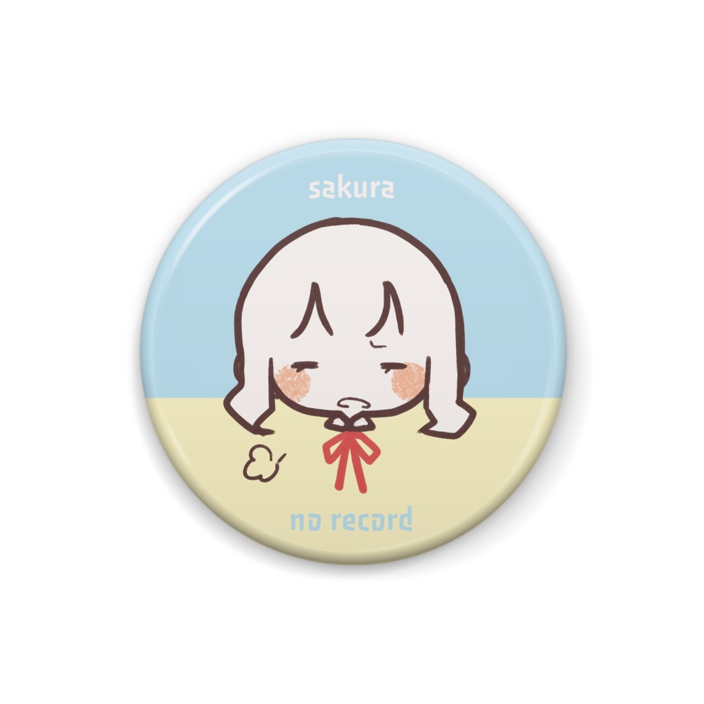 【No Record】アスカとサクラ 缶バッジ 2022秋