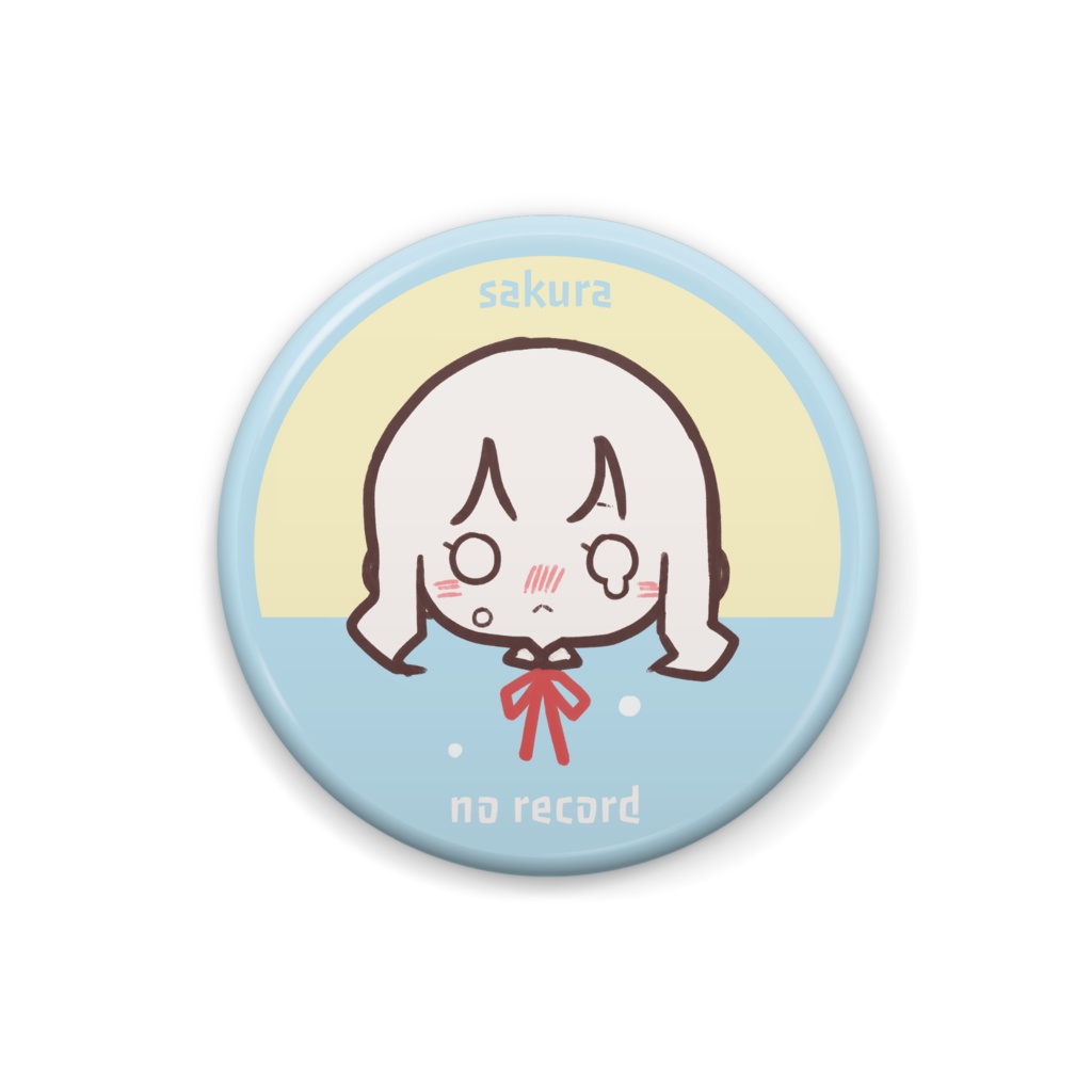 【No Record】アスカとサクラ 缶バッジ 2022秋