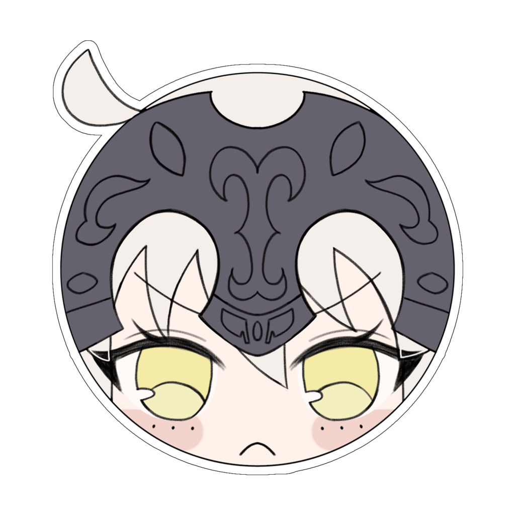 アホ毛邪ンヌアクリルバッジ