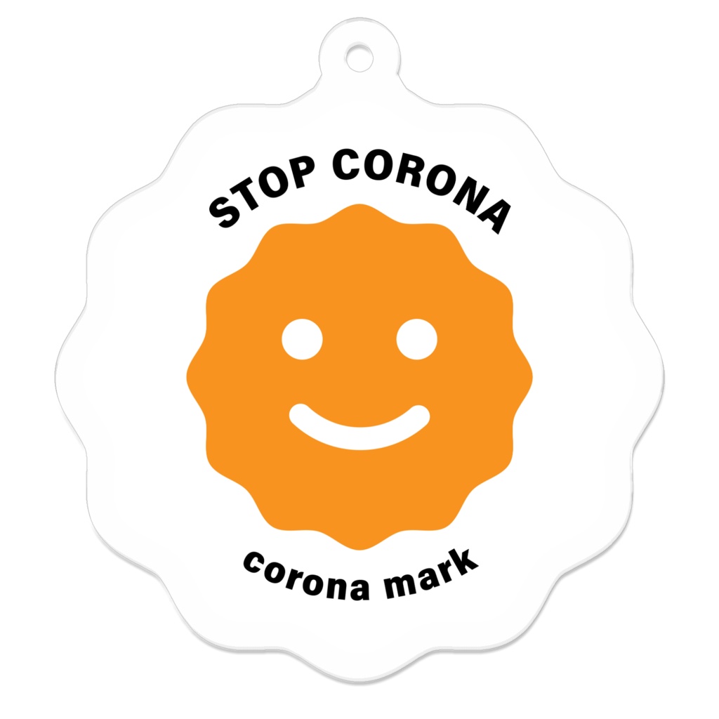 コロナマーク / stop corona smile
