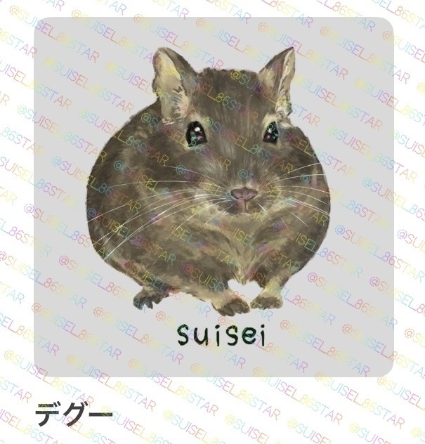 デグー巾着 さくらんぼ