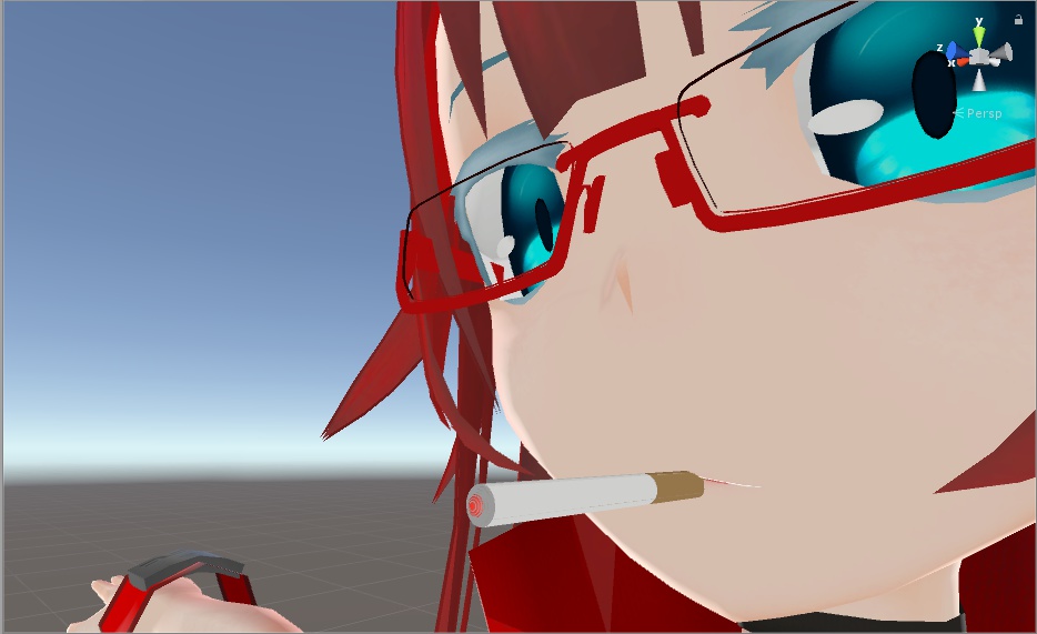 【VRChat想定】△608 ストレートタバコモデル v2