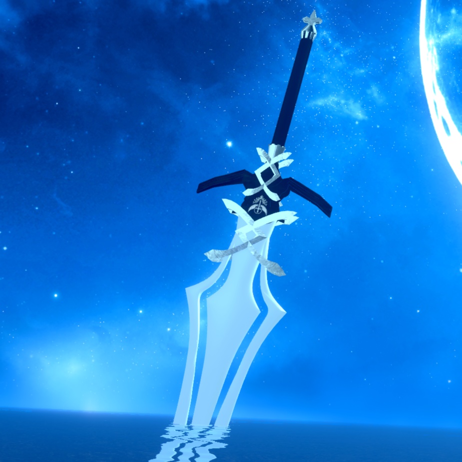 【VRChat想定】オリジナル3Dモデル†勇者No7『透想ノルヴァーナ』レプリカ