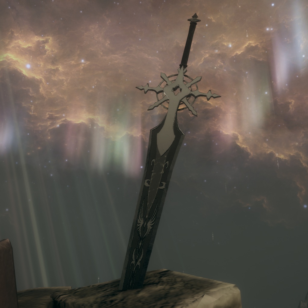 【VRChat想定】オリジナル3Dモデル†勇者No8『虚奏フラグメント』レプリカ