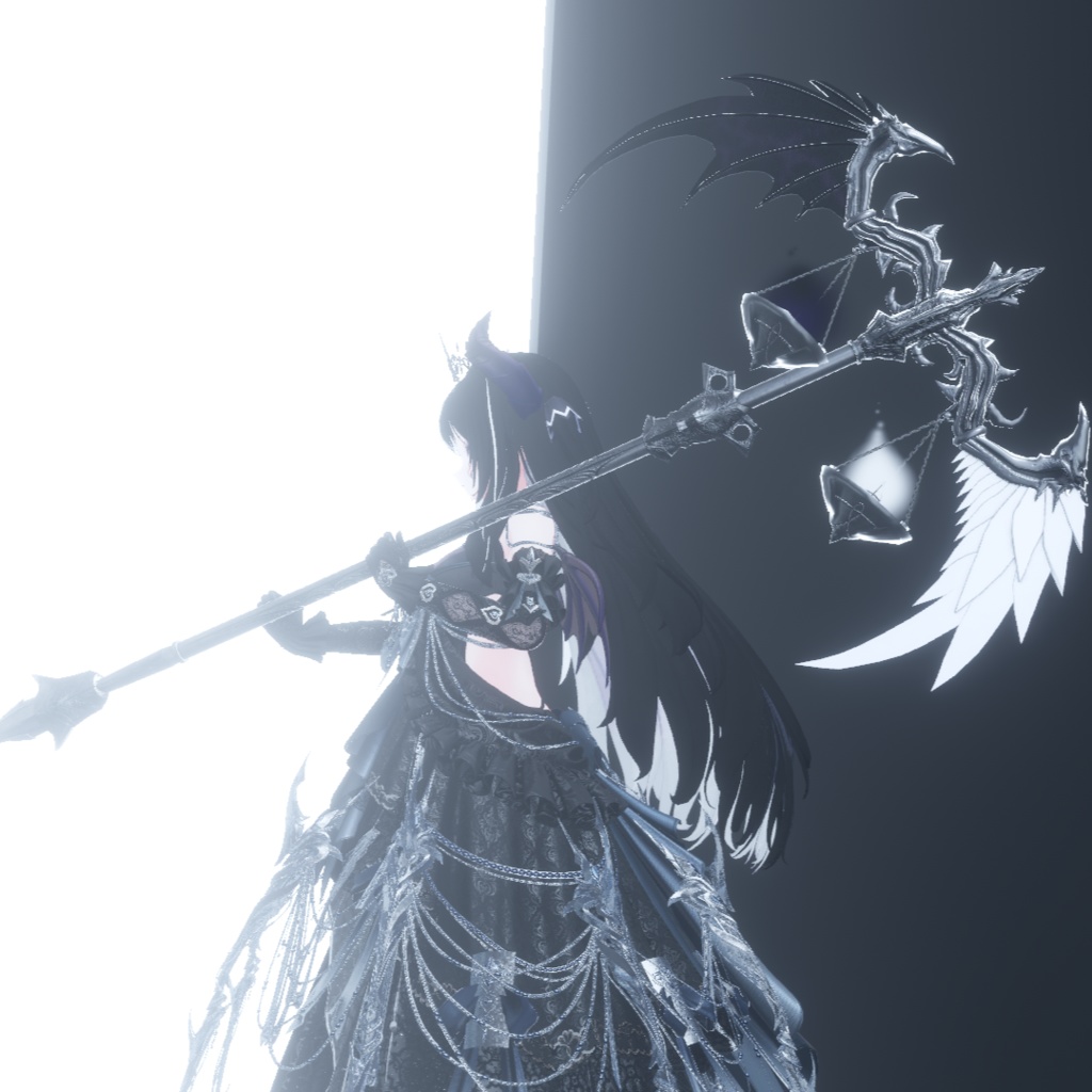 【VRChat想定】オリジナル3Dモデル†勇者No17『法天エクスヴァルト』レプリカ