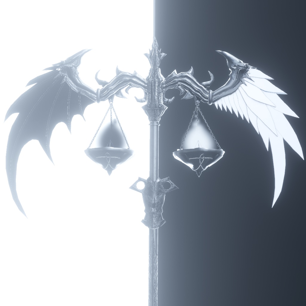 【VRChat想定】オリジナル3Dモデル†勇者No17『法天エクスヴァルト』レプリカ